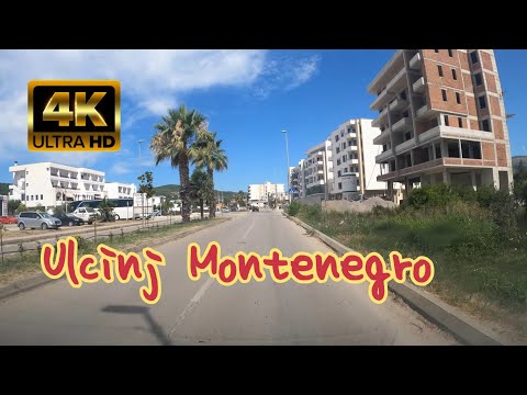 Driving Velika Plaža to Mala Plaža Ulcinj Ulqin Montenegro 2022