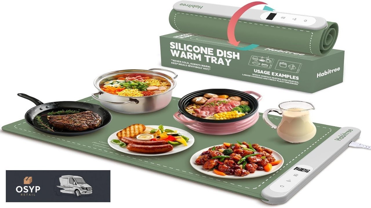 Food Warming Mat Day Gifts & Kitchen Gadget Electric Warming Tray