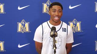 Kj Tenner Brayden Shorter Racer Mens Basketball 1020 Press Conference