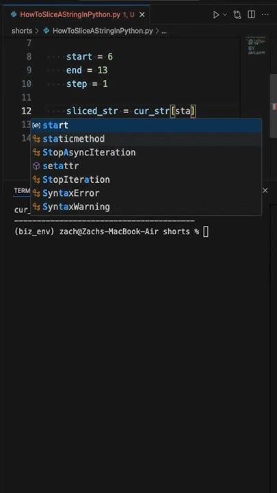 How To Slice A String In Python - YouTube