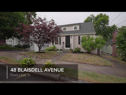 48 Blaisdell Avenue, Pawtucket, RI home video tour