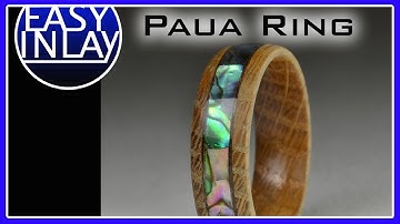 DIY Paua Shell Inlay Ring | Easy Inlay How-To