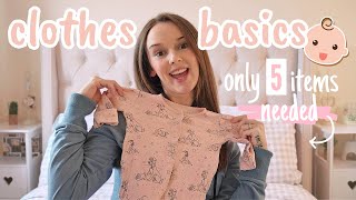 First Time Mums: The ONLY 5 Baby Clothes Items You Need! | Basic & Simple screenshot 3