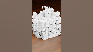 🔥Blender Simulation vs Cubes #blender3d #cube #animation #viralshorts