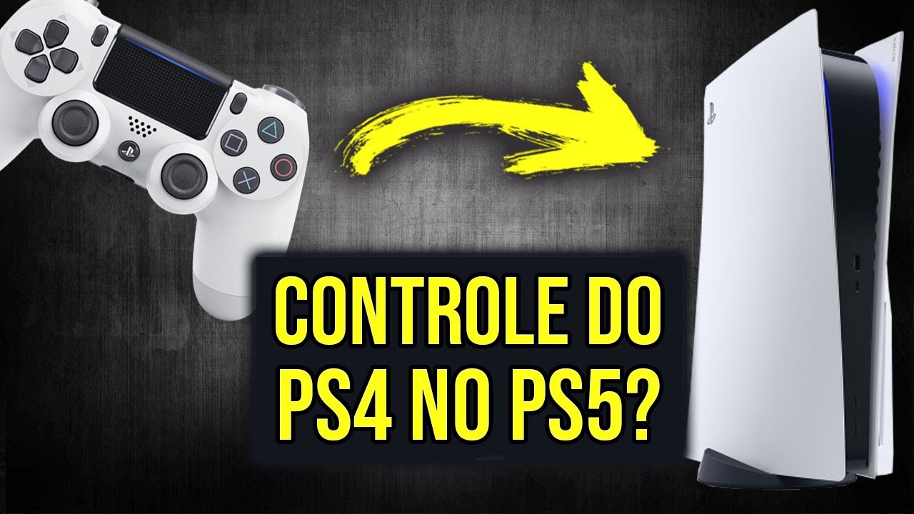 JOGOS DE PS5 RODAM NO PS4? CONTROLE DO PLAYSTATION 5 FUNCIONA NO