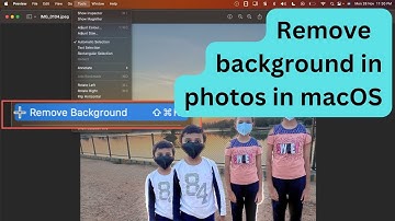 How to remove background in photos in macOS Ventura