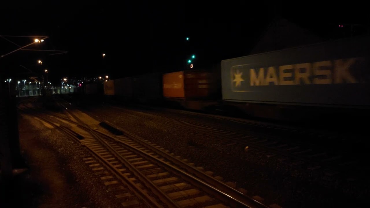 Güterzug Abfahrt in Fulda Teil 4 bis 4