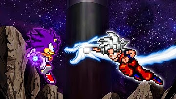 Epic🤩 | Multiverse Sonic V2 (all form) (New) VS Goku DBS V3.5 (all form) in Jump Force Mugen