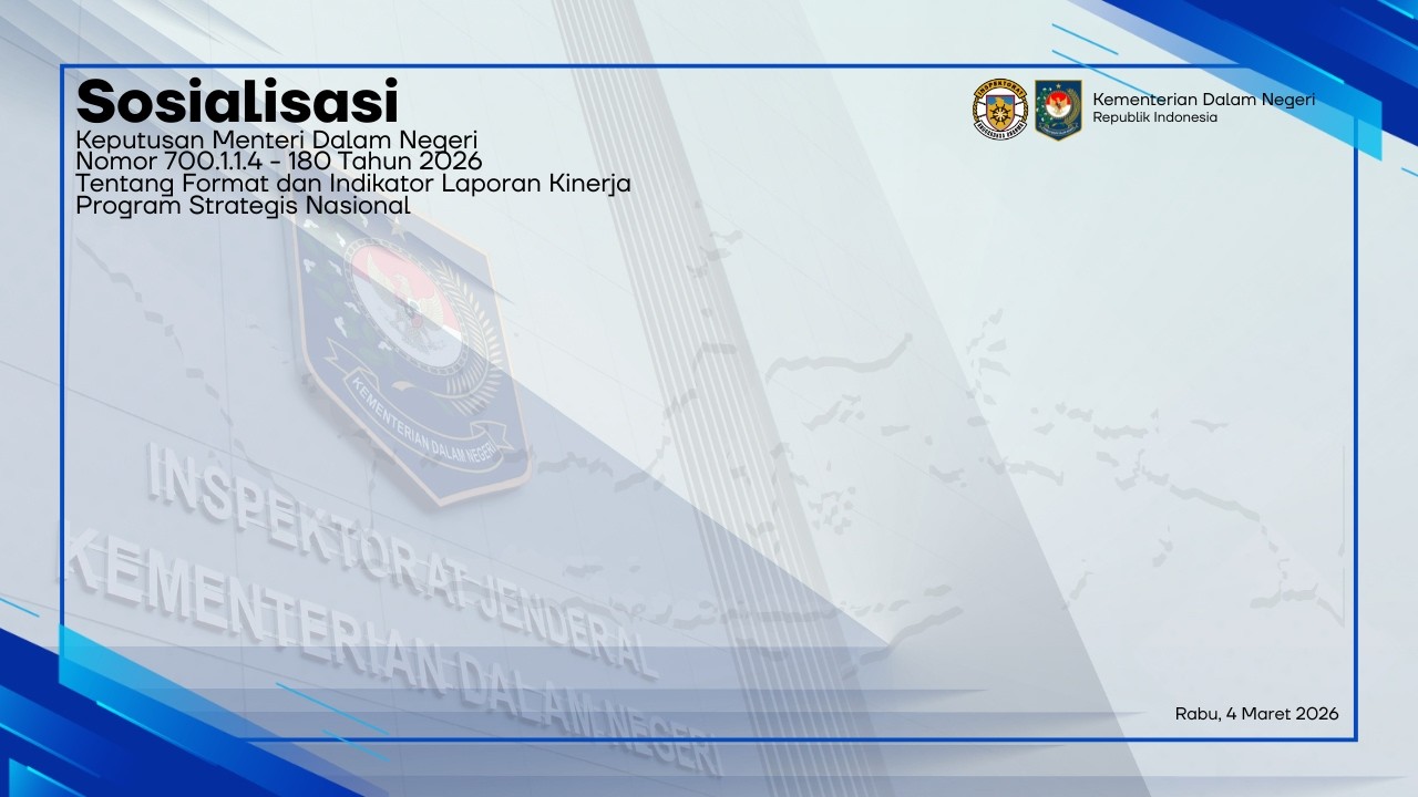 PELATIHAN TEKNIS PELAPORAN INDIKATOR KINERJA PROSN PADA APLIKASI E MONEV BAPPENAS