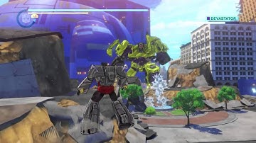 Transformers Devastation [Prime Challenge 2]  Fun With Grimlock VS Constructicons