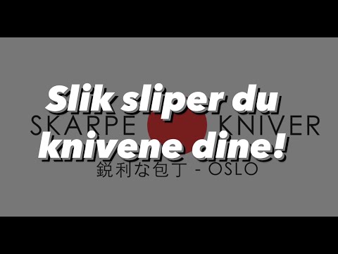 Video: Hvordan Slipe Kniver På En Clipper