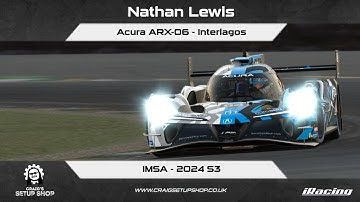 iRacing - 24S3 - Acura ARX-06 - IMSA - Interlagos - NL