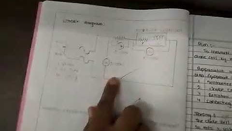 Three voltmeter method for the measurement of resistance and inductance of choke coil.