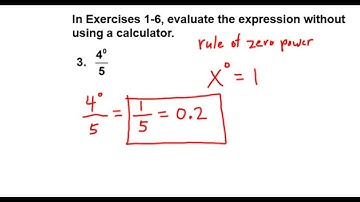 Precalculus Chapter 3.3 Quick Review Exercises 1-10 Rules of Exponents and Radical to Rational Form