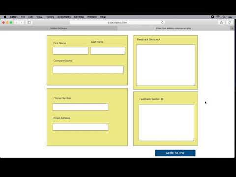 Customize web form submit button | Touch Forms Pro 7 For Mac