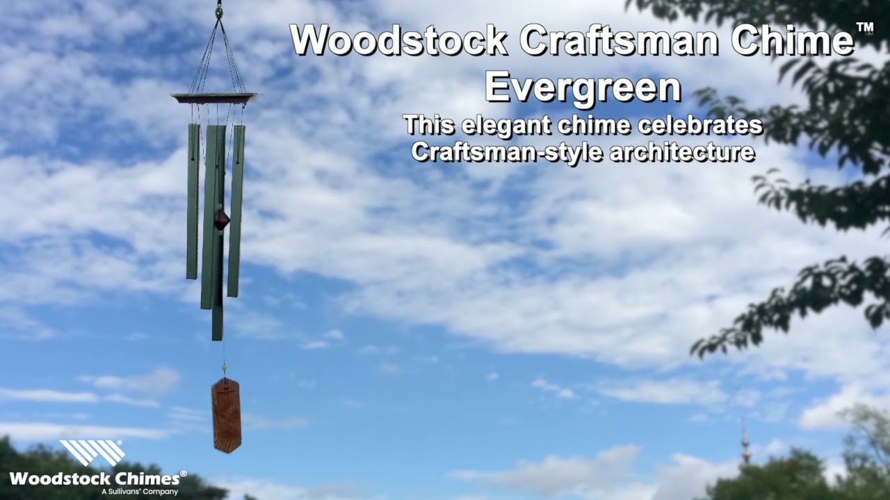 Woodstock Craftsman Chime™ - Evergreen - YouTube