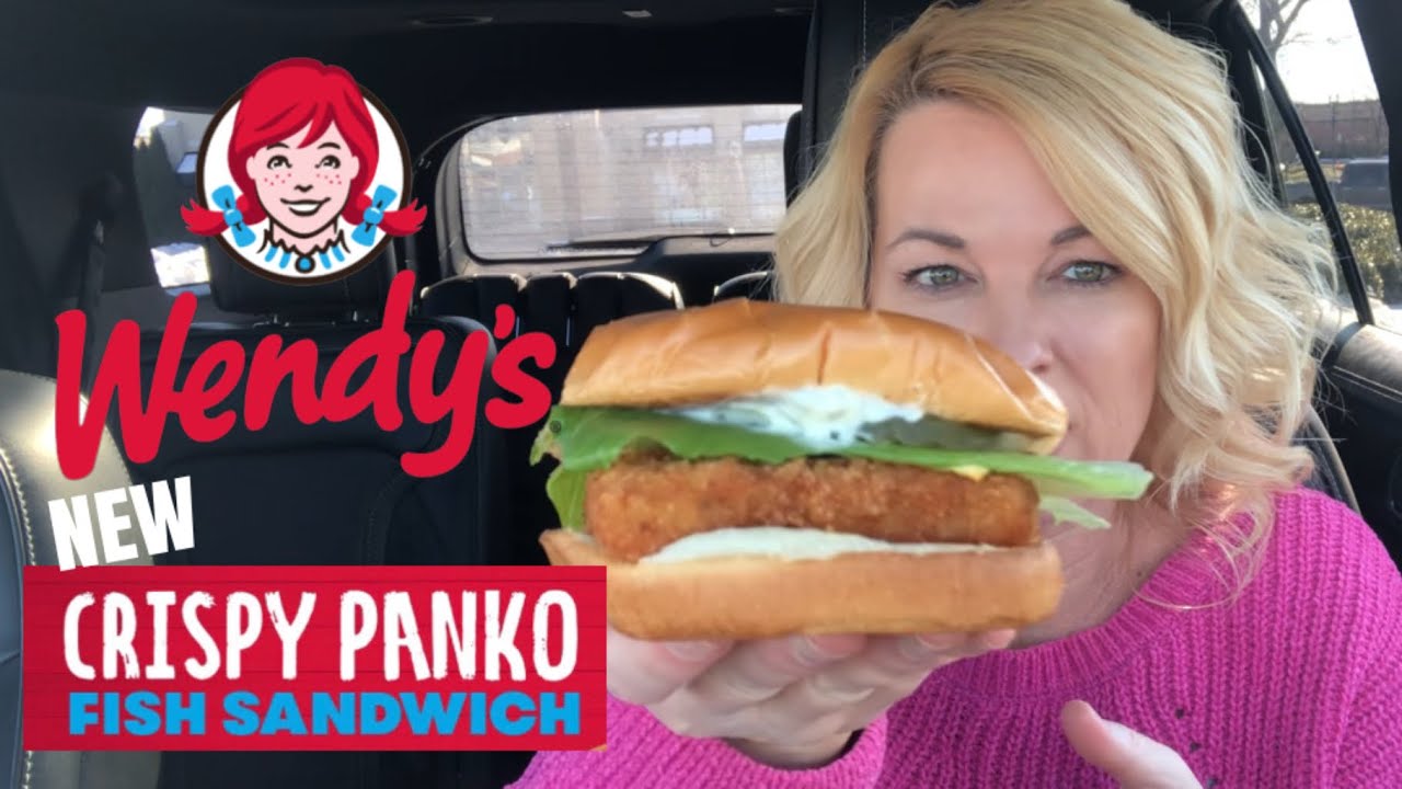 Wendy’s NEW Crispy Panko Fish Sandwich Review YouTube