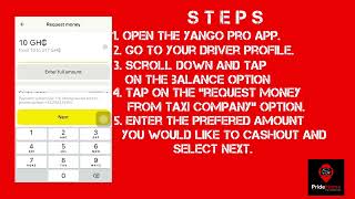HOW TO DO CASH OUT ON THE YANGO PRO APP screenshot 5