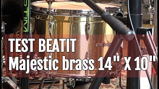 BeatIt Vintage Test: 14' x 10' Majestic Brass Snare Drum