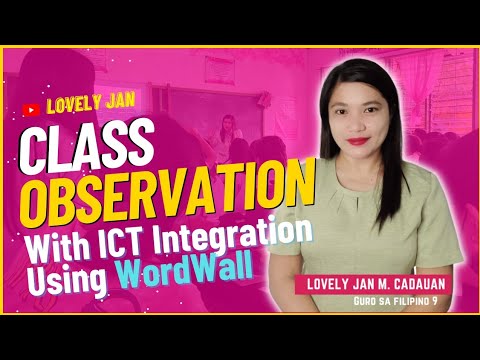 Class Observation with ICT Integration using WordWall (WordWall Tutorial- Tagalog) | Lovely Jan