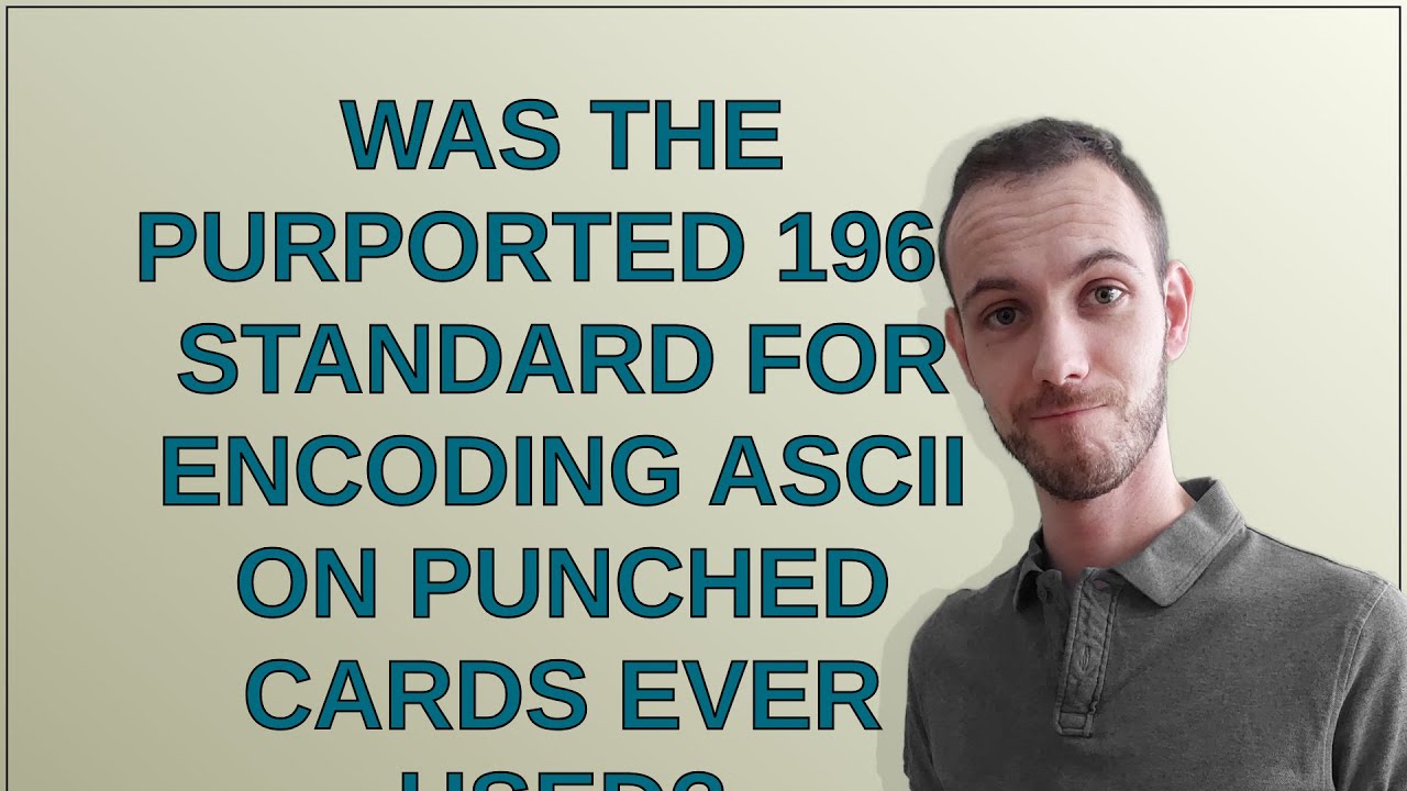 Retrocomputing: Was the purported 1968 standard for encoding ASCII on ...