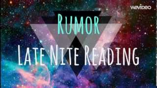 Rumor - Late Nite Reading Lyrics