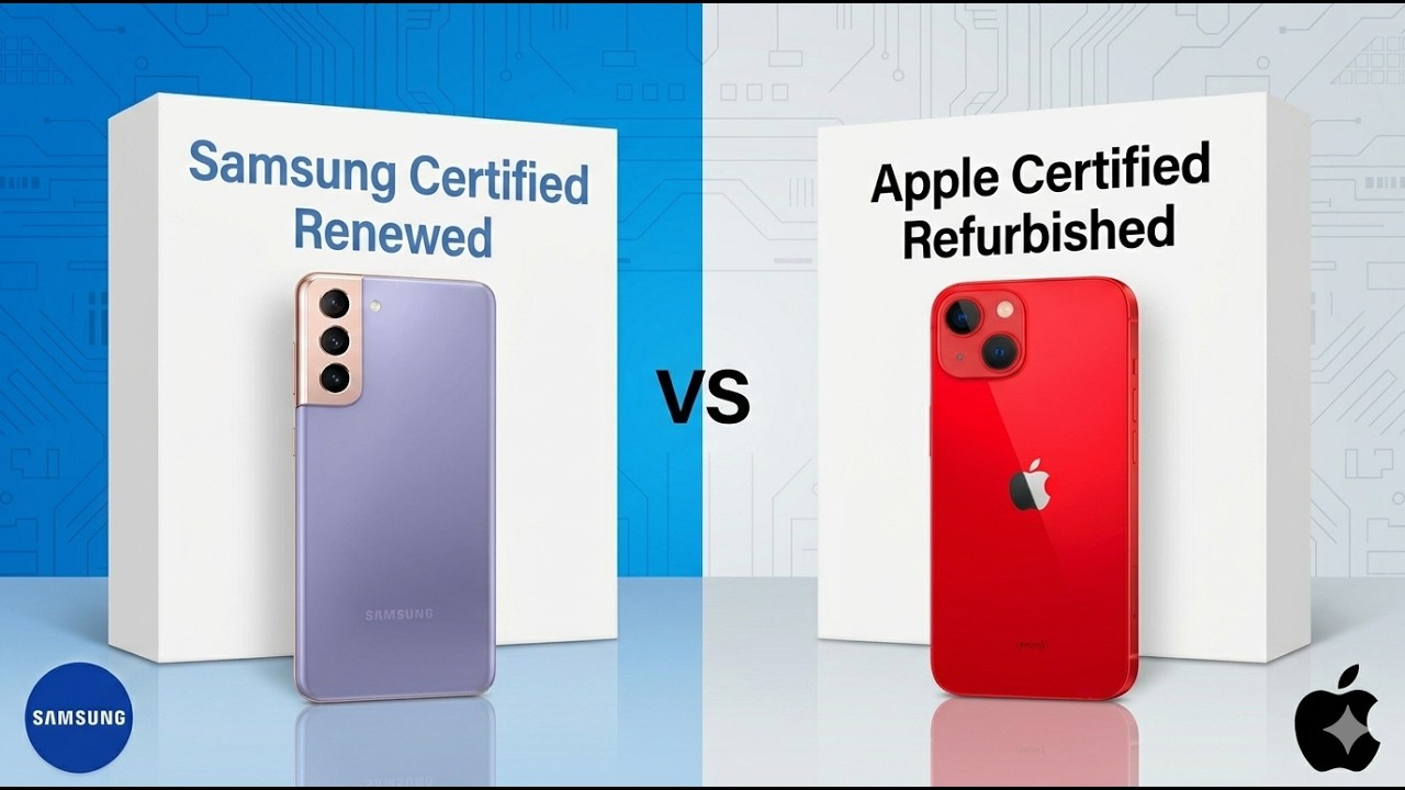 APPLE vs SAMSUNG - Certified Refurbished Battle! 