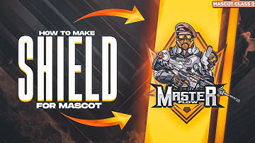 🔥How to add 3D shield/badge professionally in pubg/free fire Mascot logo|| Master Flow.