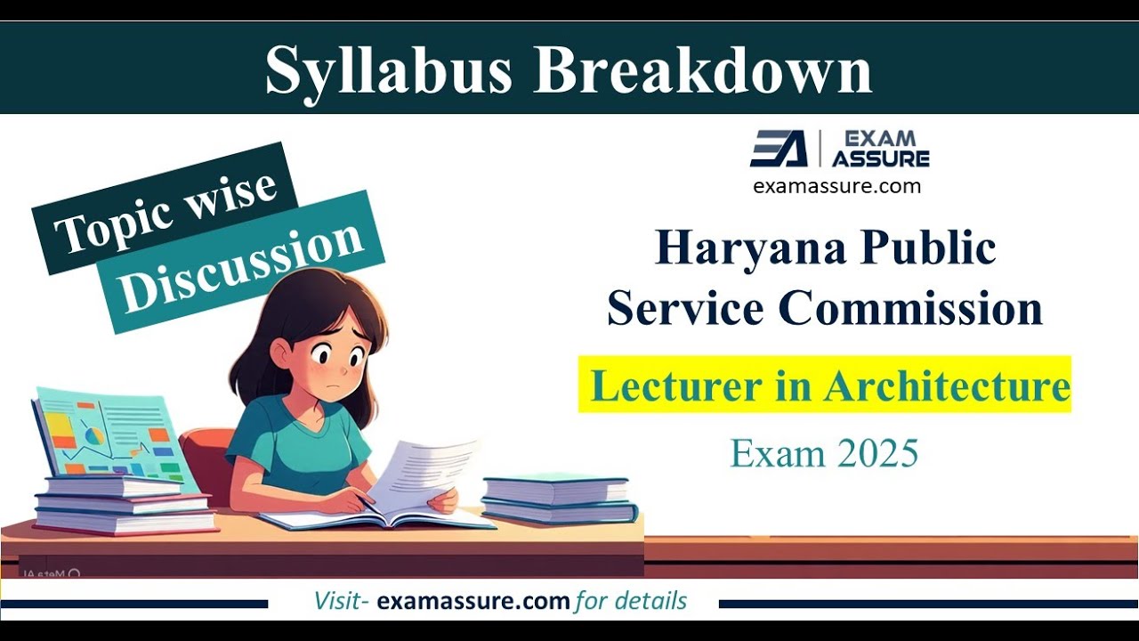 Syllabus Breakdown & Discussion | HPSC Lecturer in Architecture Exam 2025 | Exam Assure Classes