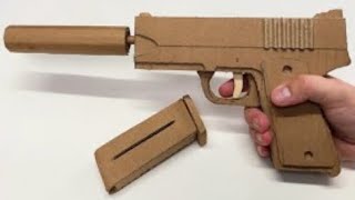 كيفية صنع مسدس من الكرتون