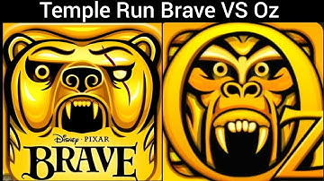 Temple Run Brave VS Temple Run Oz Gameplay (Android,iOS)
