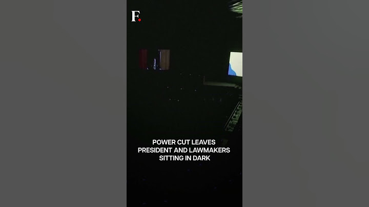 Power Cut Disrupts Parliamentary Session in Zimbabwe | Subscribe to Firstpost
