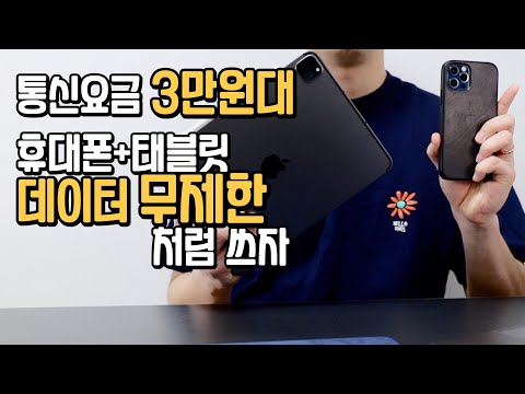   알뜰폰 쓰고 아이패드 데이터 쉐어링 공짜로 쓴다