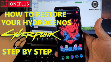 How to Switch to Hydrogen OS  CyberPunk 2077 Limited Edition from Oxygen OS on the Oneplus 8T