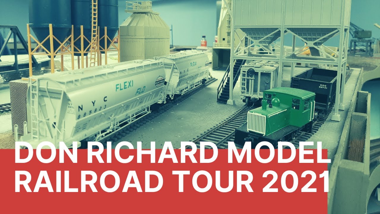 Don Richard HO Scale Model Railroad Open House 2021 Part 2 YouTube