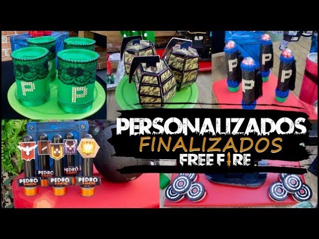 personalizados free fire - Fazendo a Nossa Festa