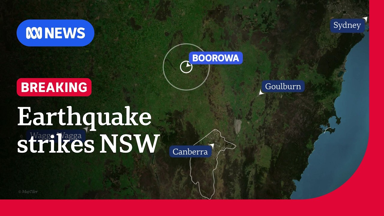 4.4 Magnitude earthquake strikes southern New South Wales | The World | ABC NEWS