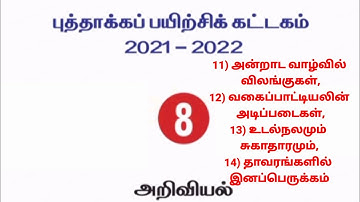 8th Standard Science Refresher course Tamil medium 11to14 @Kanishai