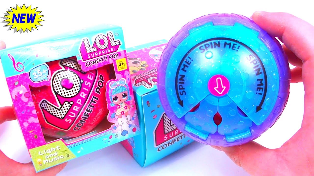 LOL sursprise Confetti Pop NEW Series 3 FAKE Unboxing !РАСПАКОВКА НОВИНКА! Видео c КУКЛАМИ для Детей