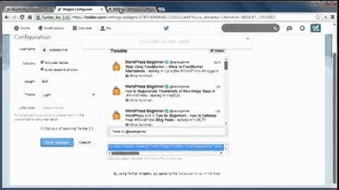 How to Display Recent Tweets in WordPress with Twitter Widgets