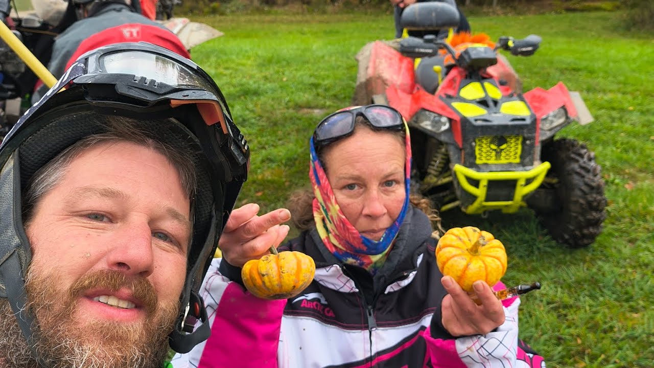 Halloween pumpkin hunt and haunted atv trail at Tall Pines ATV Park 2025