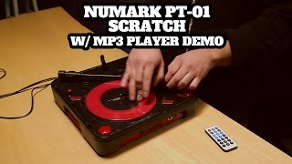 Numark PT-01 Scratch Modified w/ Innofader and MP3 Player Demo w/ RIchard  Crooks