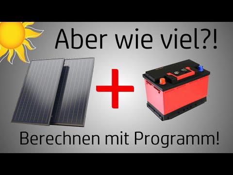 ☀️Solaranlage berechnen + ?️ Programm dafür | Wie viel Solarpower brauche ich? ? | Plan the Van