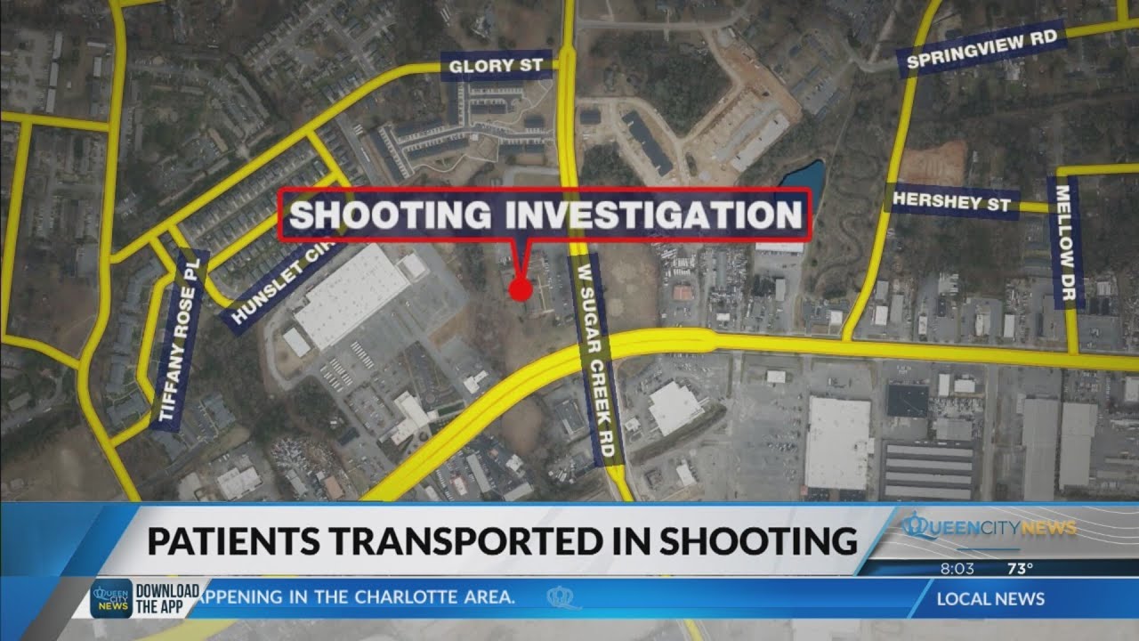 Two hurt in northeast Charlotte shooting: Medic - YouTube