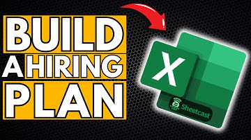 Build an AUTOMATED Hiring Plan in EXCEL using Sheetcast