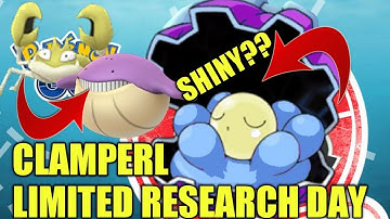 Clamperl Limited Research Day | Shiny Clamperl ??