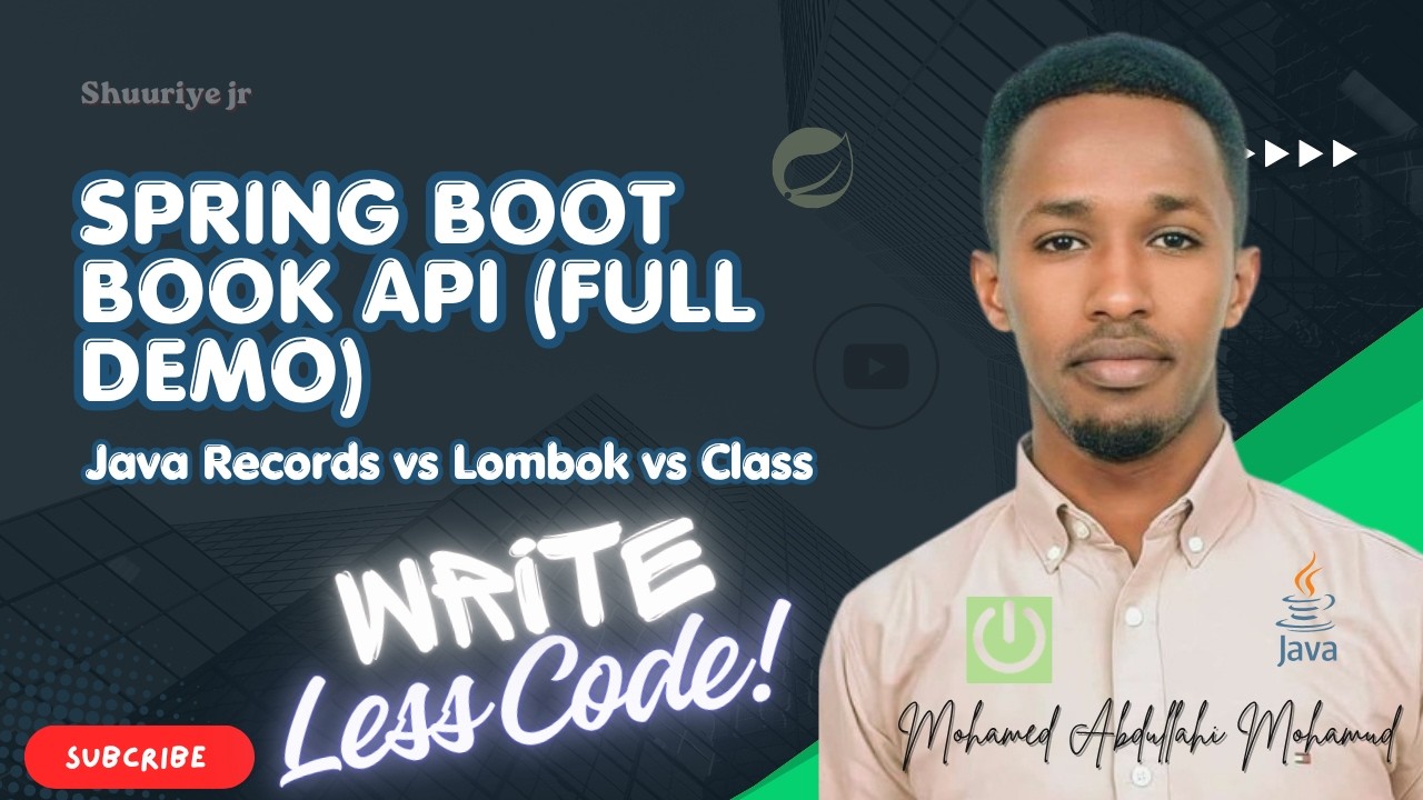 Spring Boot Book API (Full Demo) | Java Records vs Lombok vs Class ...
