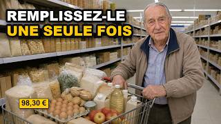 Je Ne Fais Les Courses Qu’une Fois Par Mois : Le Caddie Entier Et Le Ticket (98 € Pour 30 Jours)