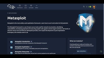 TryHackMe Metasploit Module