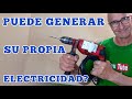Generador electrico con TALADRO - ¿Puede producir ENERGIA INFINITA? Te lo muestro!!!